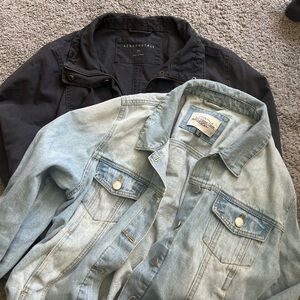 Jean jacket lot! Both xl, could fit L as well. Both great shape. See pics